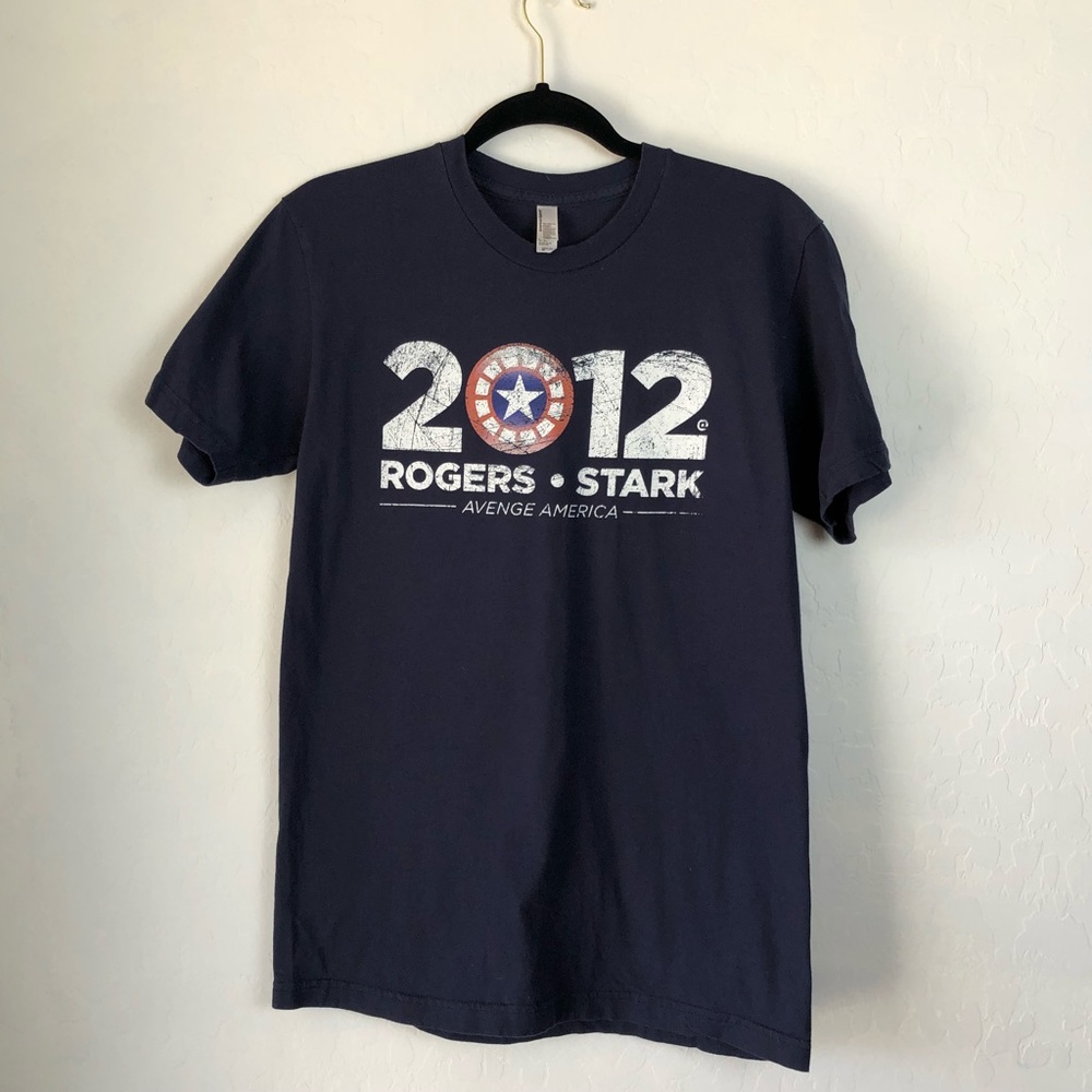 Marvel Rogers Stark 2012 Campaign Graphic Tee